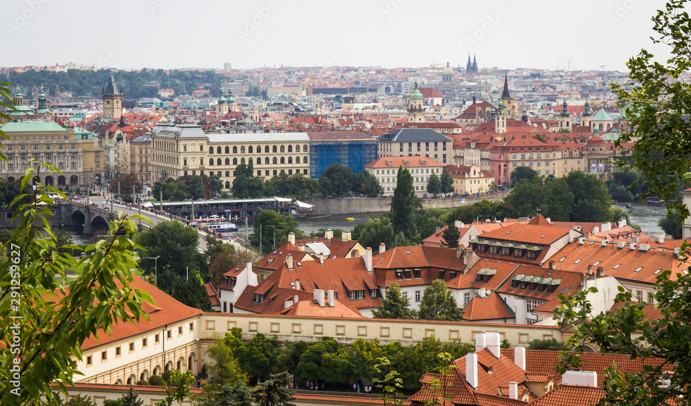 Fototapeta Prague - the capital of the Czech Republic. Panorama of the city.