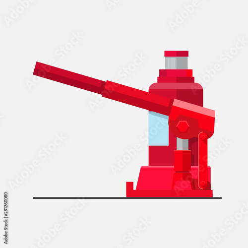 Car jack icon vector flat design.