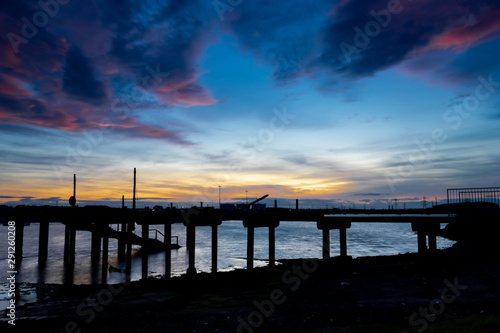 Sunset over the River Blyth Estuary © Steven Hedley