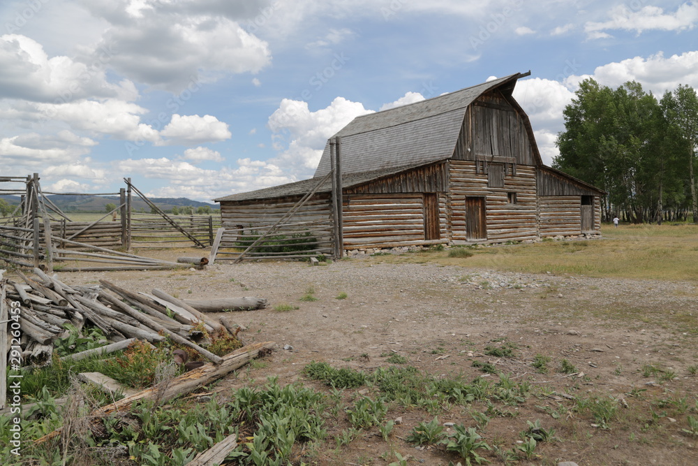mormon house in USA grand teton national park mormon house in USA grand teton national park