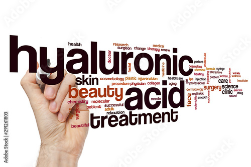 Hyaluronic acid word cloud