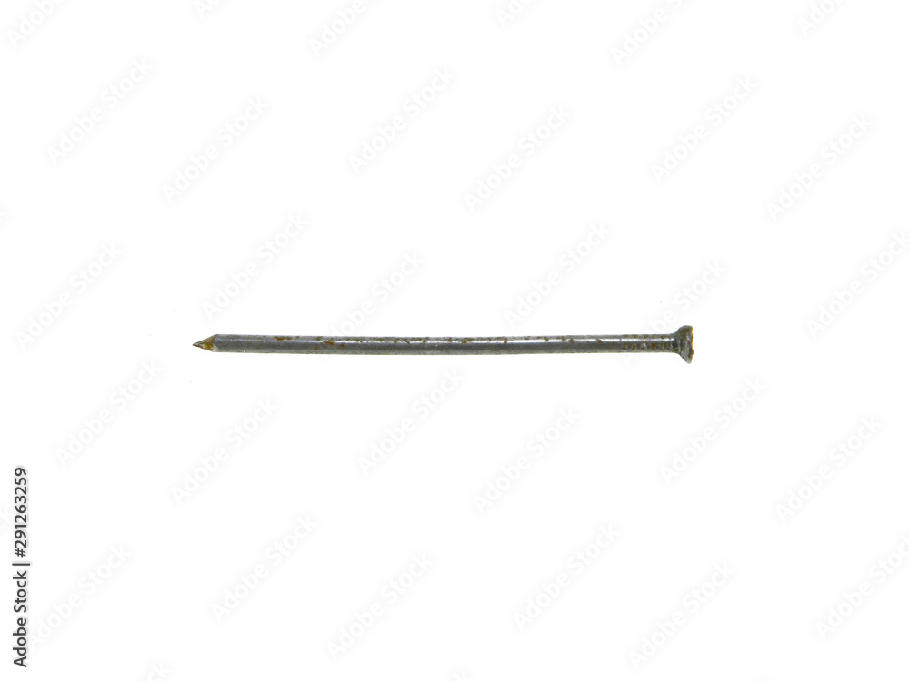 rusty nail isolated on white background rusty nail isolated on white background