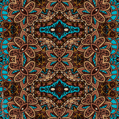 Seamless pattern vector Ethnic geometric print