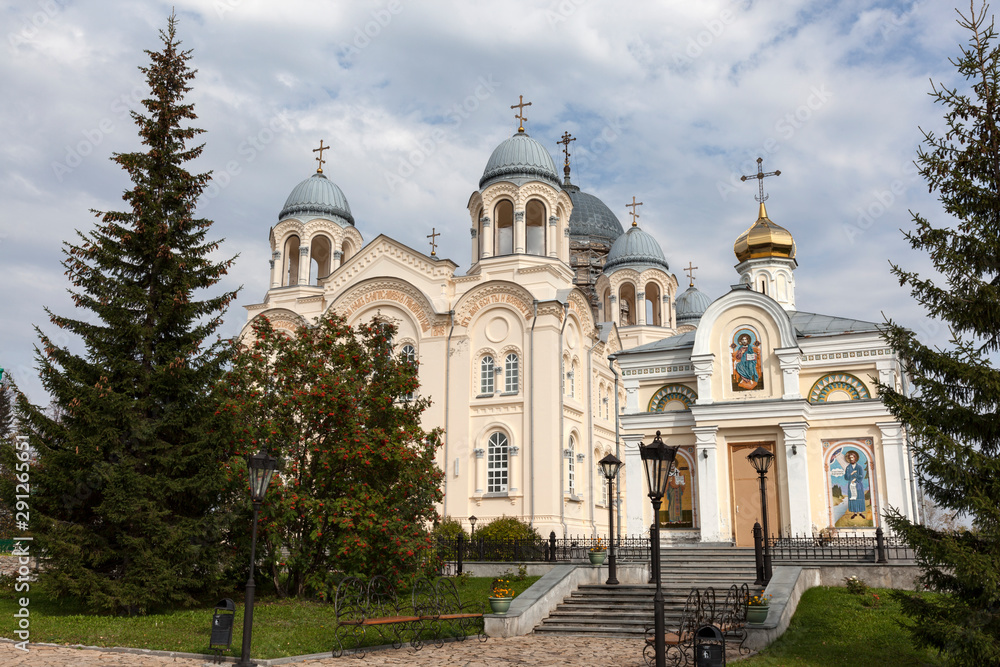 St. Nicholas Church and Holy Cross Cathedral. Verkhoturye