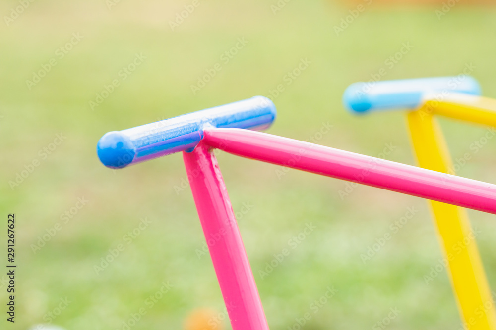 Beautiful colors, playground equipment and exercise. Beautiful colors, playground equipment and exercise.