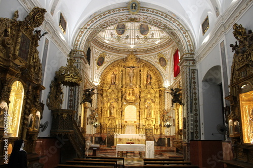 interior of catholic church