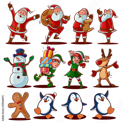 set icons vector for christmas