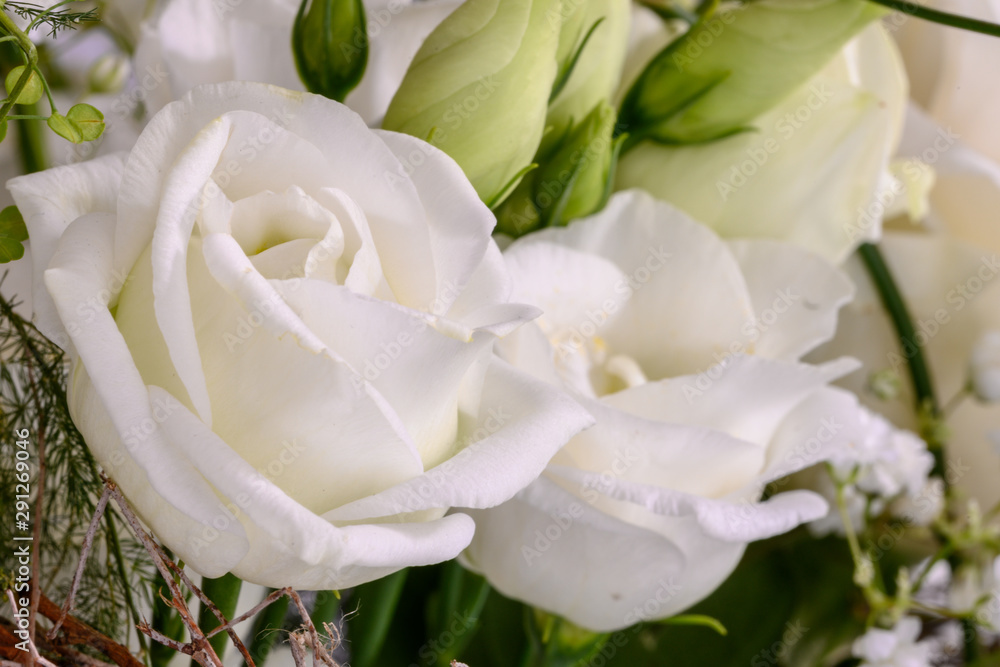 Fototapeta premium Blumenstrauss mit Rosen