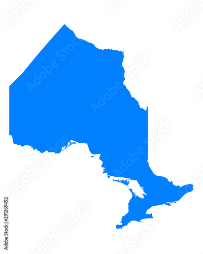 Karte von Ontario
