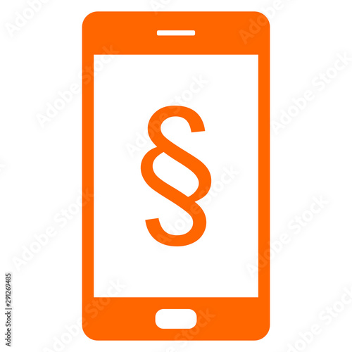 Paragraph und Smartphone