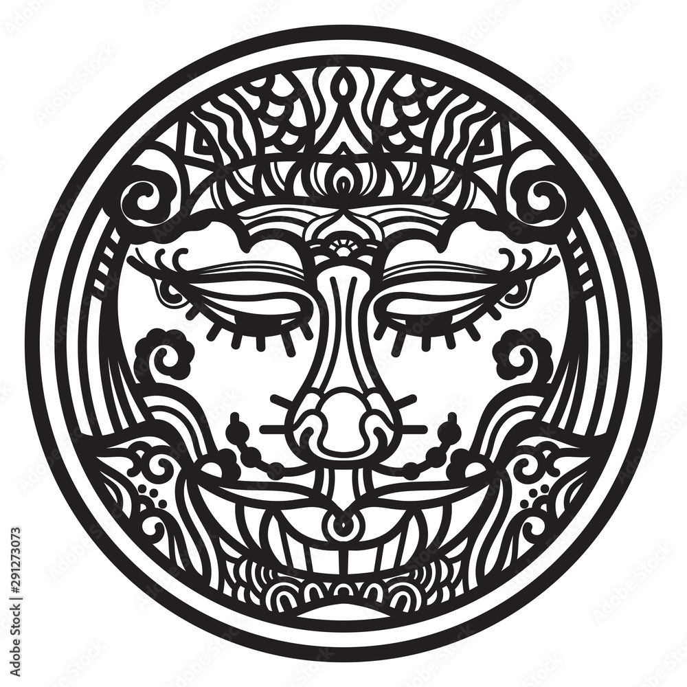 Abstract mandala Inca Maya civilizations graphic design decorative elements isolated on white color background for ancient geometric concepts Abstract mandala Inca Maya civilizations graphic design decorative elements isolated on white color background for ancient geometric concepts