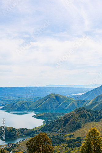 Lake Toba is one of the lakes in Indonesia which is a tourist area photo