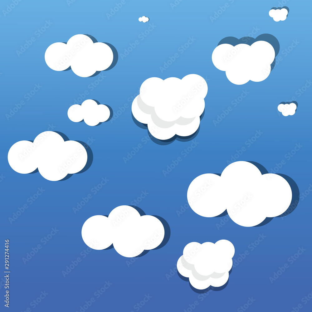 Clouds in the sky. Background Clouds in the sky. Background