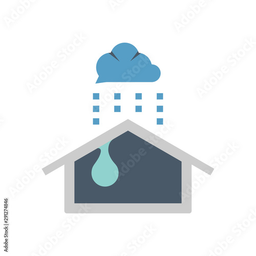 waterproof water leak icon