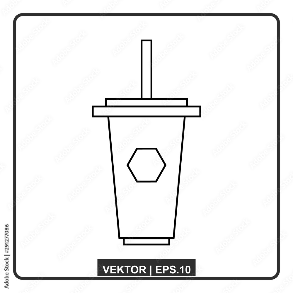 Latte and mocha cup icon in coffee shop. World coffee day vector. Latte and mocha cup icon in coffee shop. World coffee day vector.