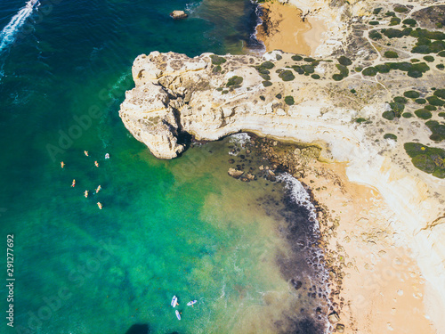 Paysage de l'Algarve au Portugal