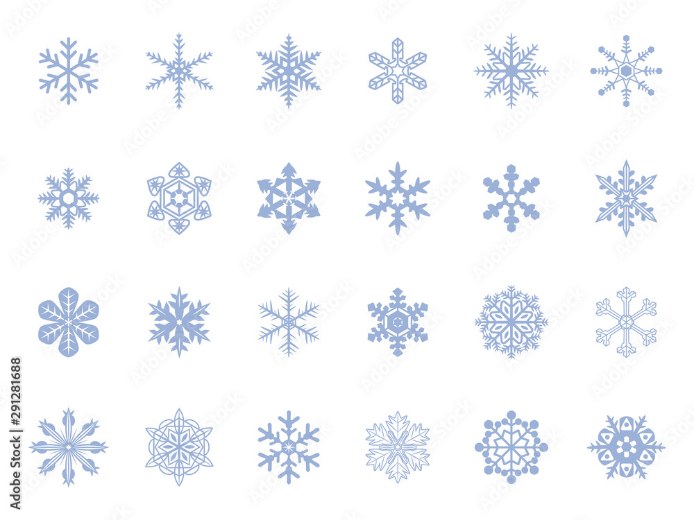 雪の結晶セット1 雪の結晶セット1