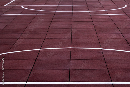 Texture of a street basketball field
