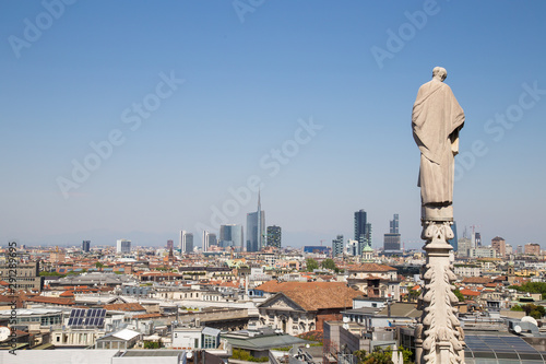 Milan vue des toits