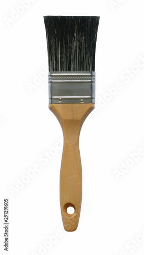 brush paint isolated on white background