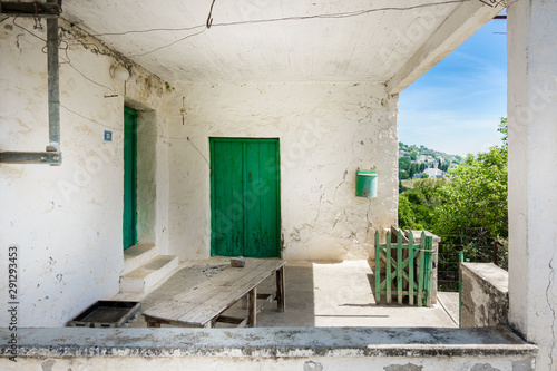 Entrance of old home