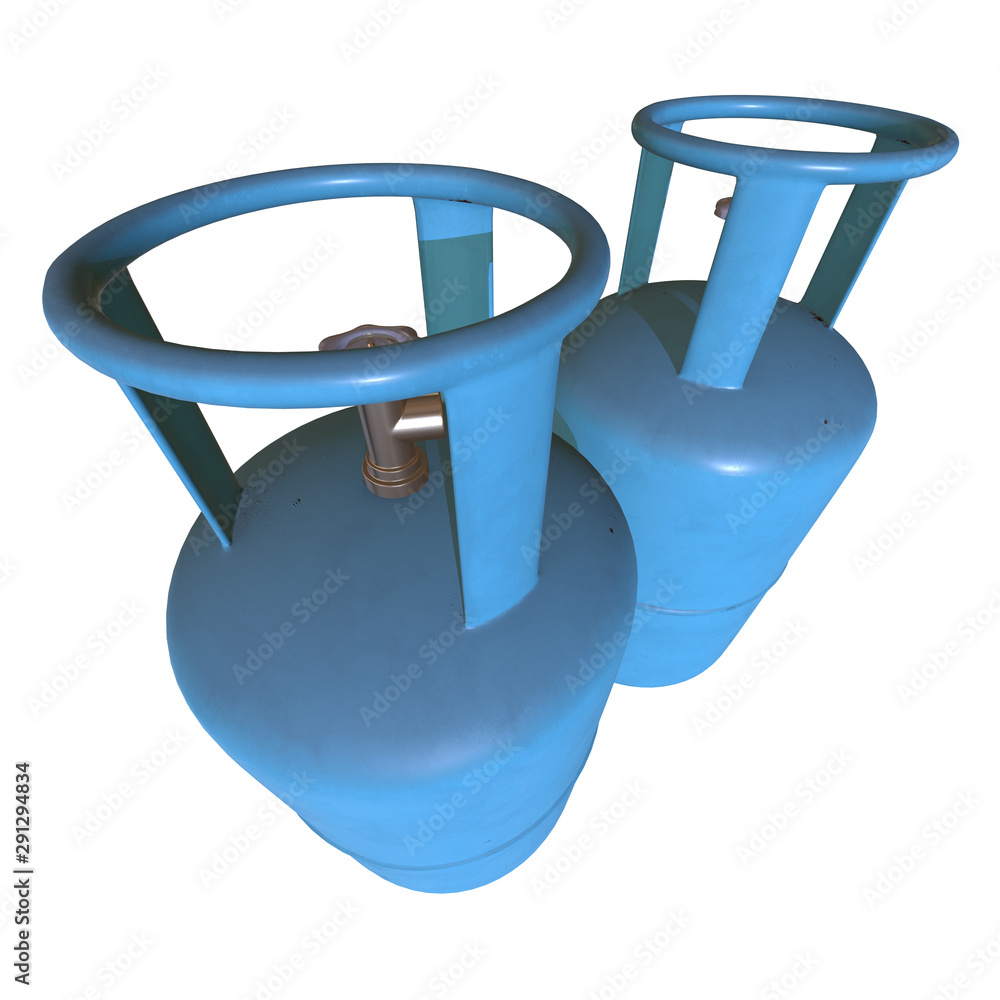 Gas cylinder lpg tank gasbottle. Propane gascylinder balloon