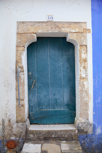 Vintage Door In Old European Town, Portugal © Kirill Trifonov