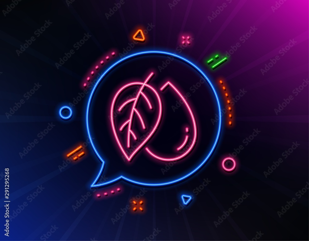 Mineral oil line icon. Neon laser lights. Organic tested sign. Water drop symbol. Glow laser speech bubble. Neon lights chat bubble. Banner badge with mineral oil icon. Vector Mineral oil line icon. Neon laser lights. Organic tested sign. Water drop symbol. Glow laser speech bubble. Neon lights chat bubble. Banner badge with mineral oil icon. Vector