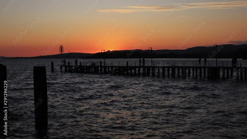Sunset over Lake Trasimeno (Umbria - Italy) Sunset over Lake Trasimeno (Umbria - Italy)