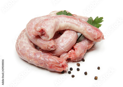 Chicken neck with parsley and black pepper