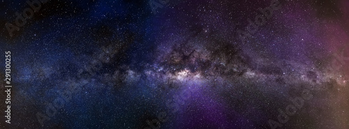 Fotografie, Obraz Milky way galaxy panorama