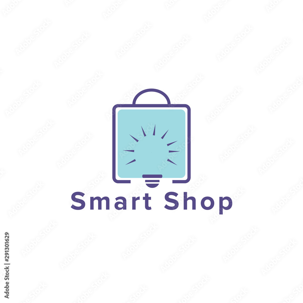 bulb shop smart idea logo