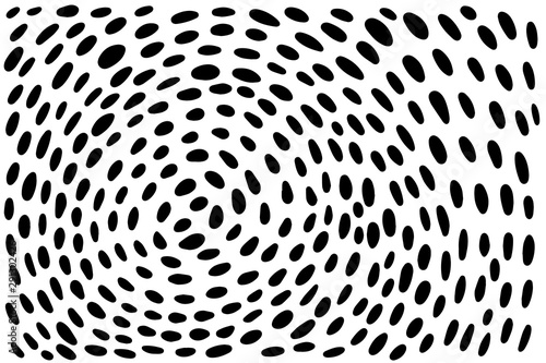Abstract hand drawn vector dots in cartoon style background wallpaper