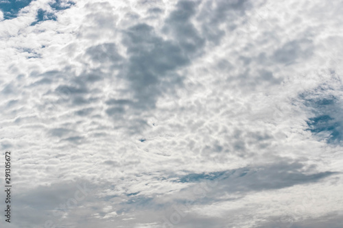 blue sky with white clouds