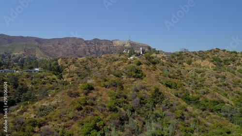 Hollywood Hills Hollywood Sign in Distance