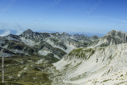 landscape from corno grande summit