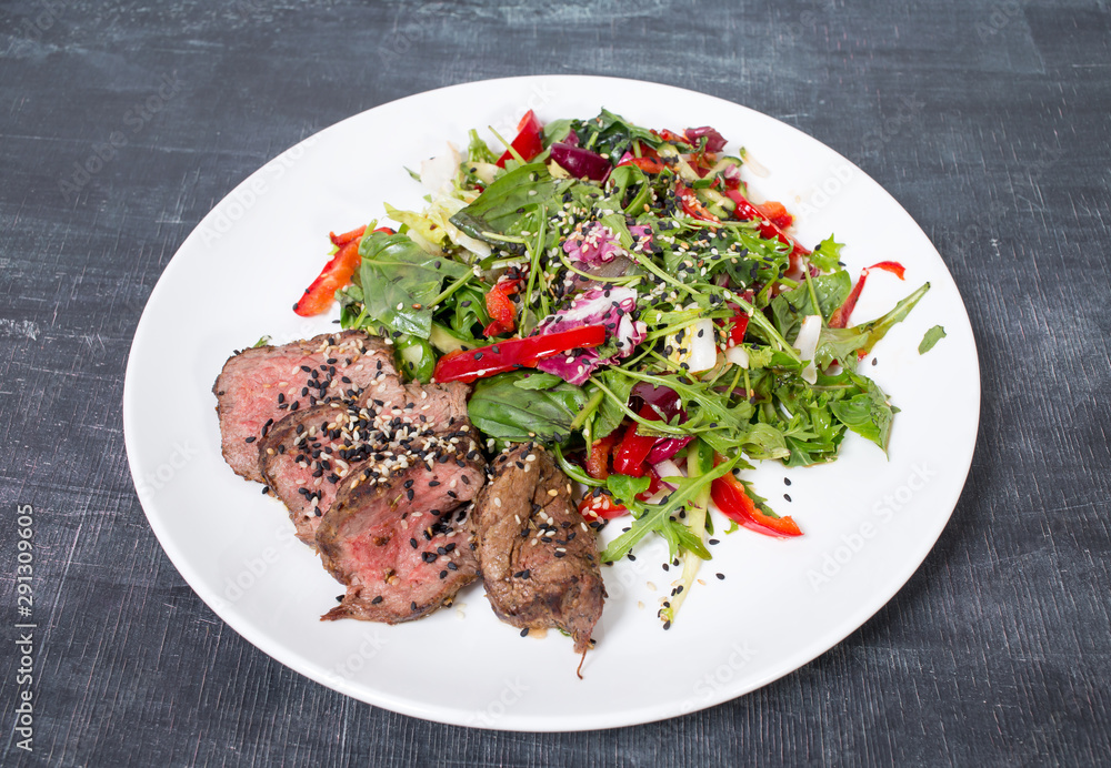 Grilled thai beef salad. Grilled thai beef salad.