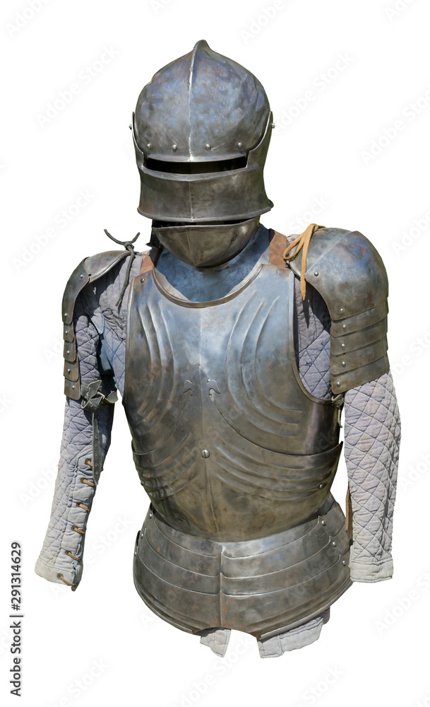 Reconstruction of knightly armor - armor and helmet Reconstruction of knightly armor - armor and helmet