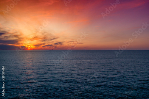 Sonnenuntergang an der Nordsee