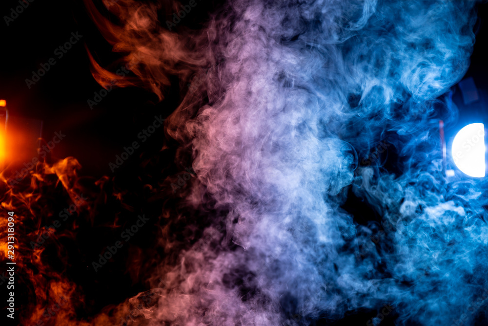 Fototapeta premium abstract smoke on black background