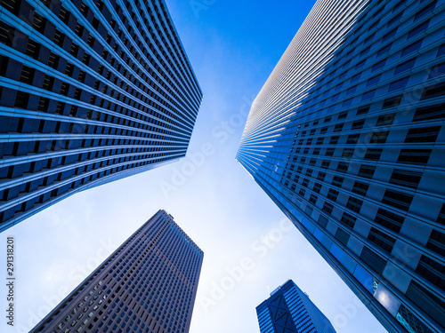 高層ビル・都市風景・ビジネス イメージ