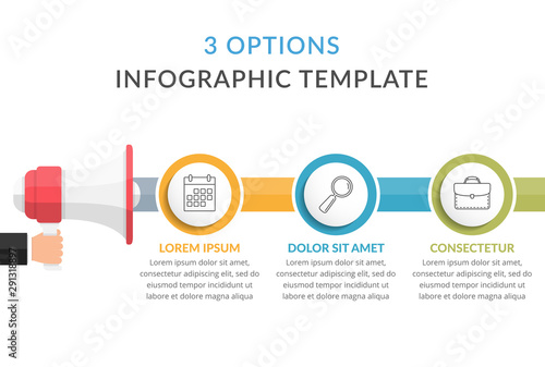 Megaphone with 3 Options