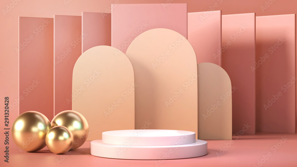 3d Render image of abstract pink color geometric shape background, modern minimalist mockup for podium display or showcase 3d Render image of abstract pink color geometric shape background, modern minimalist mockup for podium display or showcase
