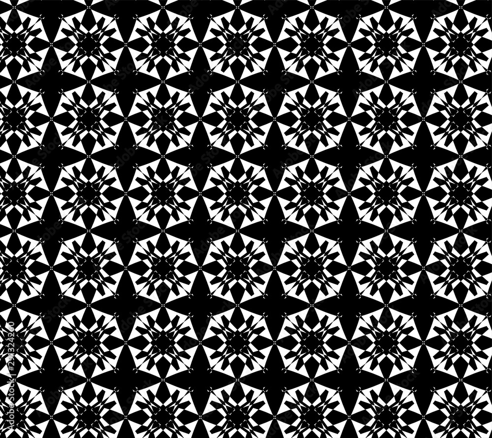 Abstract geometric pattern design black and white for beautiful wallpaper and background 