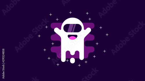 Astronaut als Geist