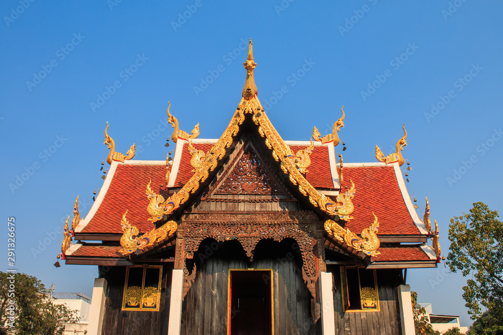 Naklejka premium Wat Si Donchai Temple in Chiang Mai