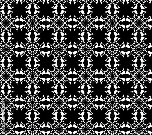 Abstract geometric pattern design black and white for beautiful wallpaper and background 