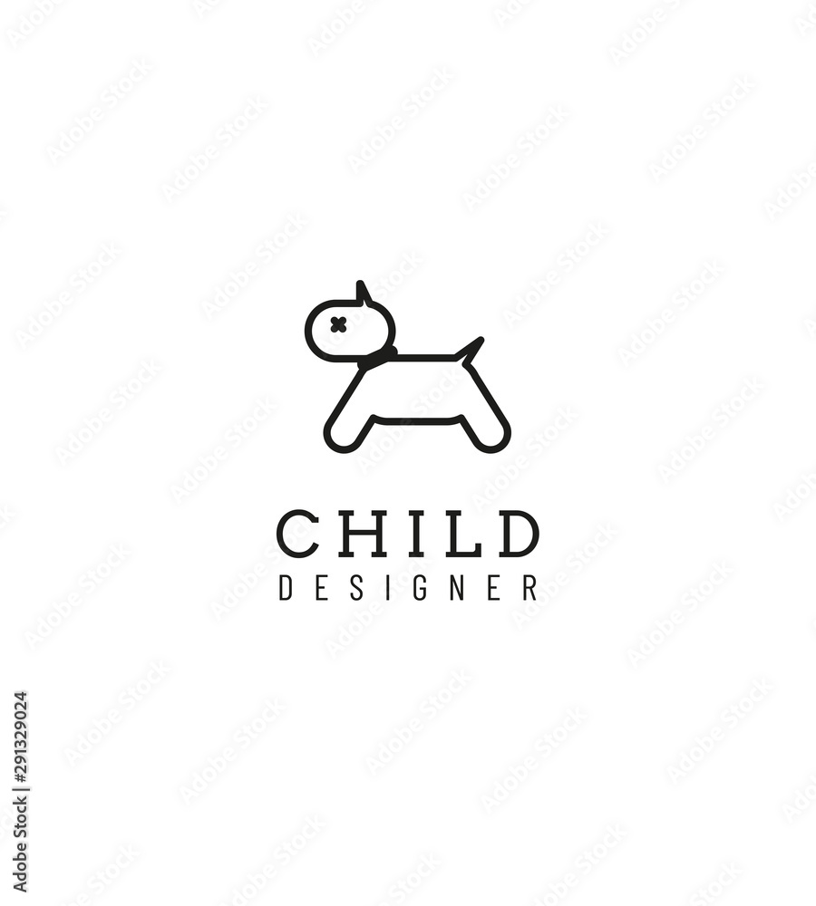 Logo de créateur d'objets design pour enfant