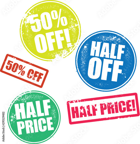 50% Off Sale Rubber Stamps
