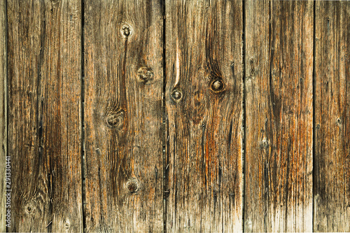 weathered old planks on fence